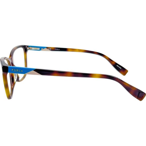 FURLA VFU130 Womens Eyeglass Frame 752 Tortoise